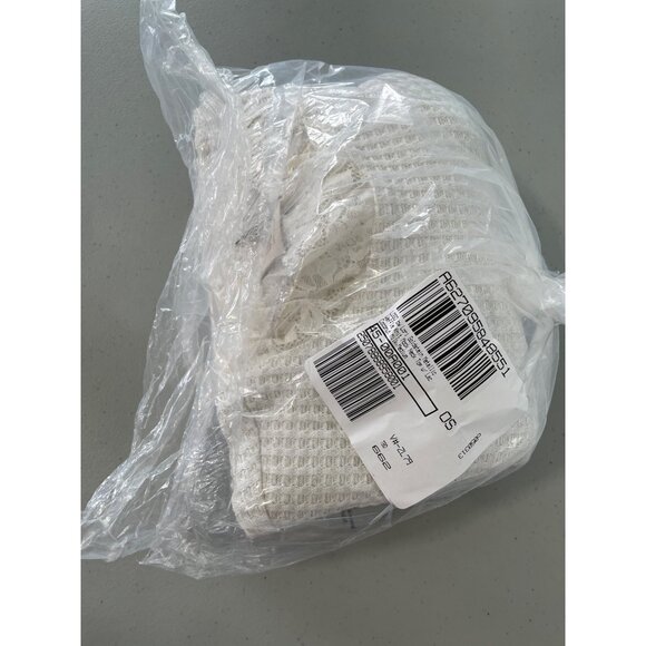 LOGO by Lori Goldstein Metallic Waffle Knit Mock Neck Top Size Medium Lace Cozy - Picture 7 of 8